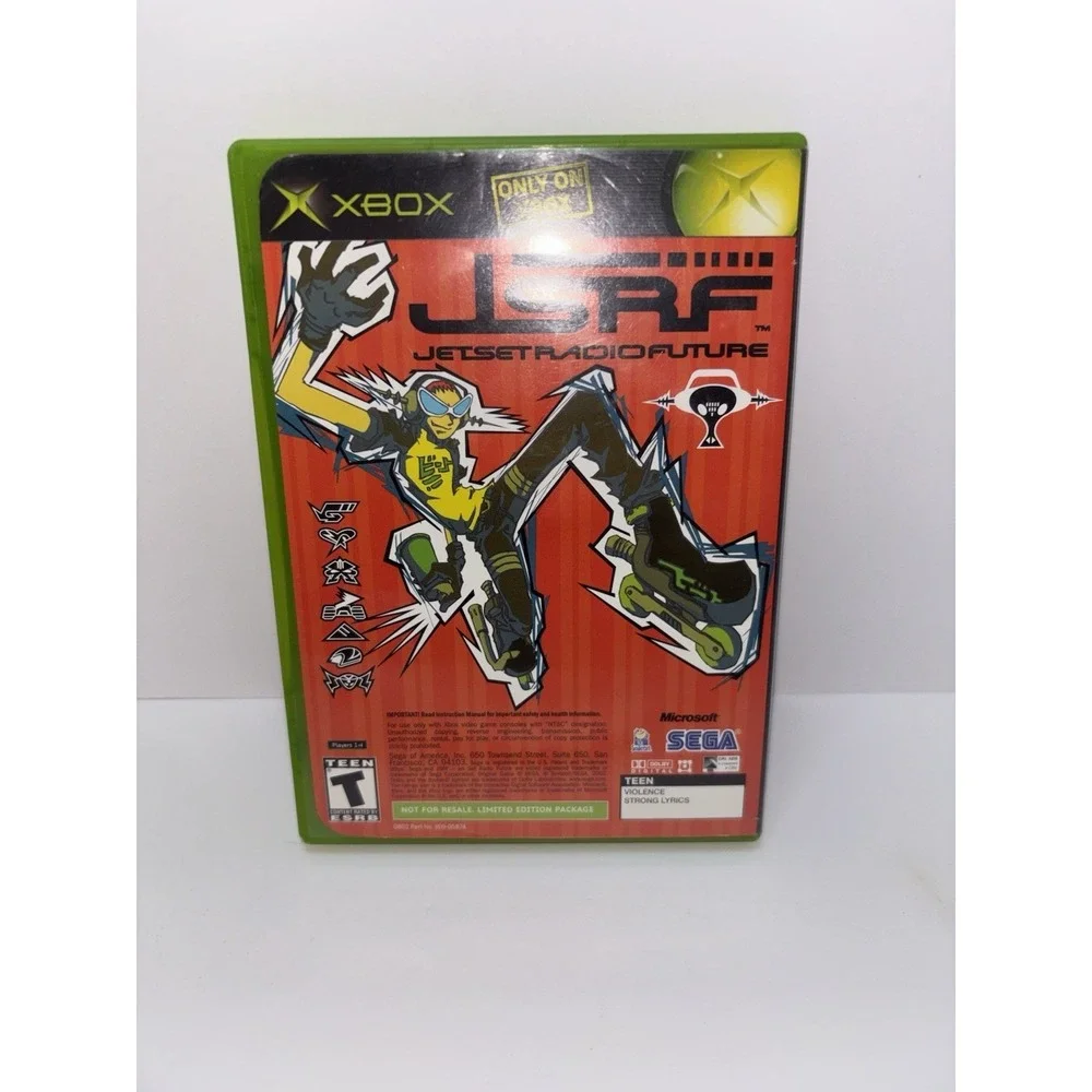 JSRF Jet Set Radio Future & Sega GT 2002 Original Microsoft Xbox ~ Complete! CIB